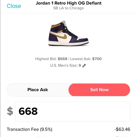 Jordan 1 La to Chicago - Picture 5 of 5